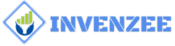 Invenzee Buildcap Fintech Logo with light blue & green colour.